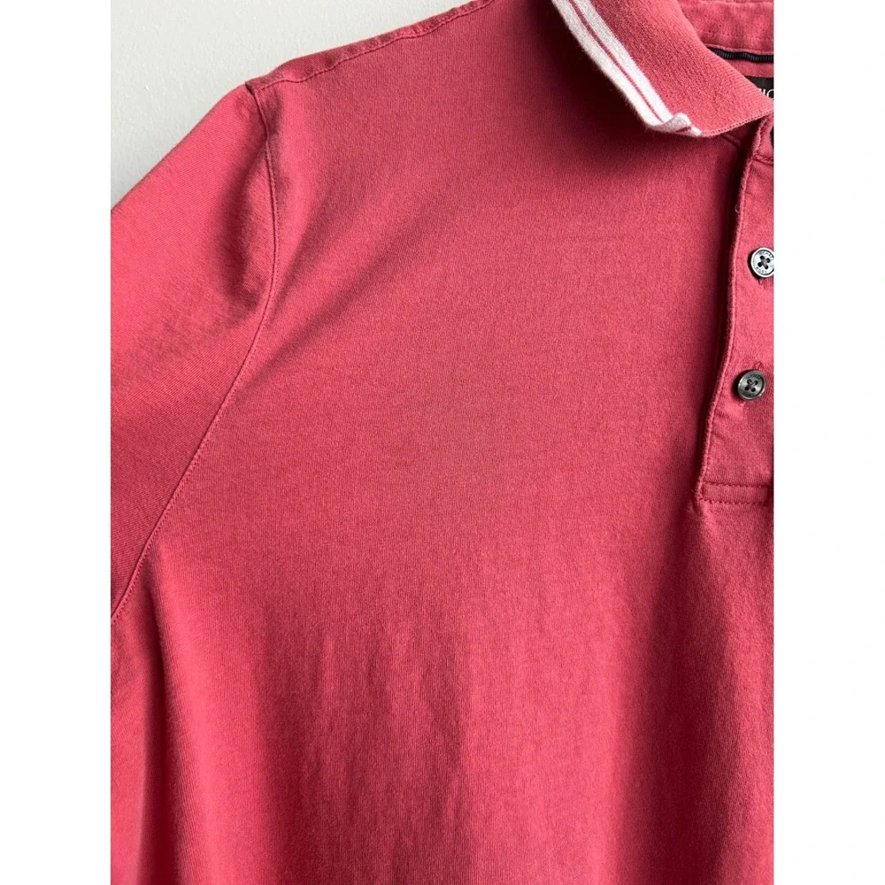 Michael Kors Red Polo Cotton Shirt Mens Large